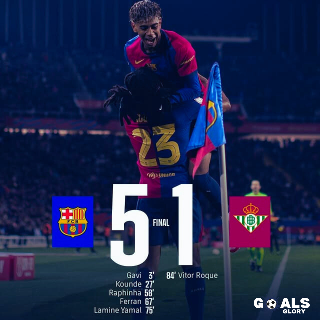 Barcelona Beats Real betis