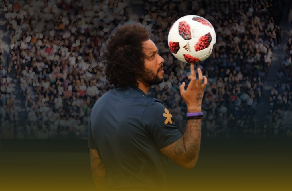 Marcelo rolling football on his finger-Goals Glory