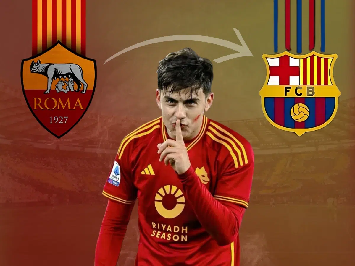 barcelona is reportedly considering a surprise move for as Romas forward paulo dybala